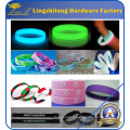 Bandes de bracelets en caoutchouc de bracelet de silicone pour la partie